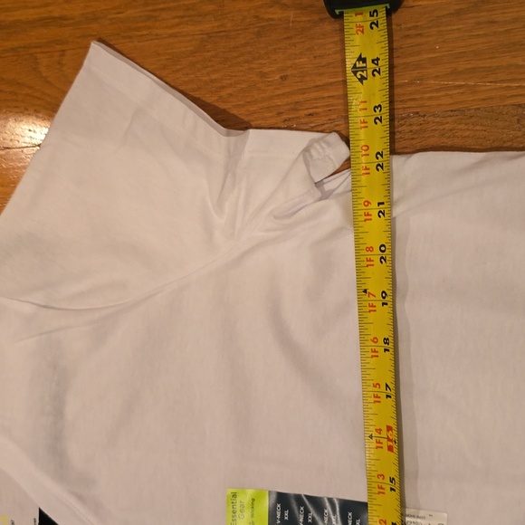 TEK GEAR BRAND WOMENS PLUS SIZE WHITE V-NECK SHORT SLEEVES TEE SIZE XXL - Picture 7 of 10